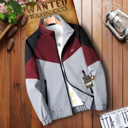 Men Colorblock Casual Jacket-image-98