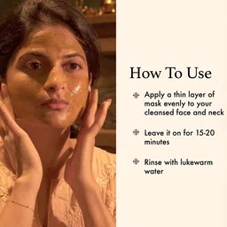 Old School Hand Pounded Turmeric & Wild Honey Clay Mask - 50 g image 5