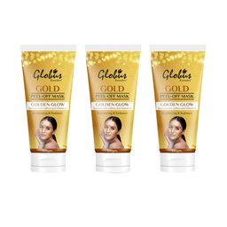 Globus Remedies Set Of 3 Yellow Golden Glow Peel Off Mask-14