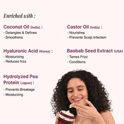 Bare Anatomy CL-Max Technology Curl Enhancing Hair Mask with Coconut Oil - 250g image 5