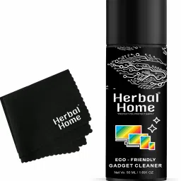 Herbal Home Gadget Cleaner 50 Ml And 1 Lens Cleaning Cloth for Laptops, Computers, Mobiles, Gaming-image-17