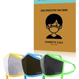 Kenneth Cole Kids 3 Pcs 6 Ply Reusable Cloth Masks-53