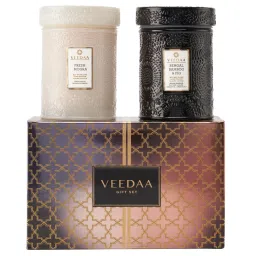 Veedaa Candles Mandala Glass Duo Gift Set Style 1-picture-10