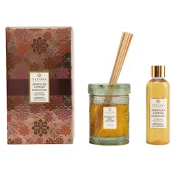 Veedaa Candles Anardana & Indian Rosewood Reed Diffuser Set-picture-7