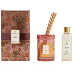 Veedaa Candles Peach Bellini Reed Diffuser Set-picture-49