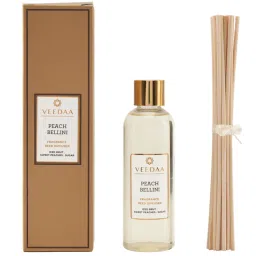 Veedaa Candles Peach Bellini Diffuser Oil Refill & Reeds Set-picture-42
