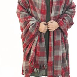 Vrinde Wool Checkered Men Shawl-image-18