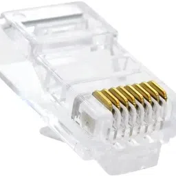 TOOLBUX RJ45 Plug Connector CAT5 Network LAN Crimp 10 PC Network Interface Card image 2
