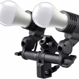Hiffin ® 20W Bulb Branded E27 Double Light Socket Camera Rig-31