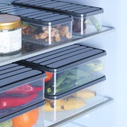moxstar Plastic Fridge Container - 1200 ml, 2500 ml image 3