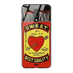 DailyObjects Yellow & Red Sweet Matchbox OnePlus 7 Glass Case-2