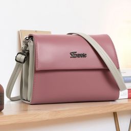 Exotic Colourblocked Structured Sling Bag image 1