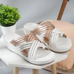 Bruno Manetti Textured PU Party Block Sandals with Tassels-13