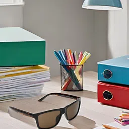 SUNNIES Unisex Rectangle Sunglasses with UV Protected Lens-image-80