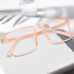 SCAGLIA Unisex Square Sunglasses With UV Protected Lens SCG_SOLR_ICEPNK-WHT-17