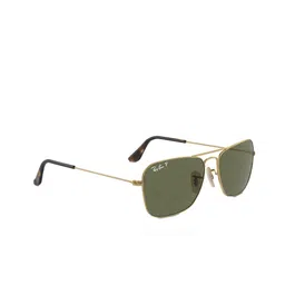 Ray-Ban Unisex Square Sunglasses with Polarised and UV Protected Lens-53