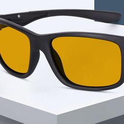 SCAGLIA Unisex Sports Sunglasses with UV Protected Lens-SCG_FTRA-BLK-YLW-15