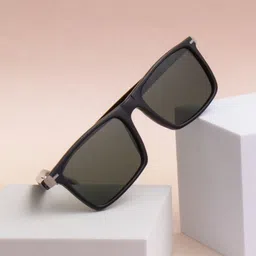 Ted Smith Unisex Square Sunglasses with Polarised and UV Protected Lens SUN-KITE_C1-9