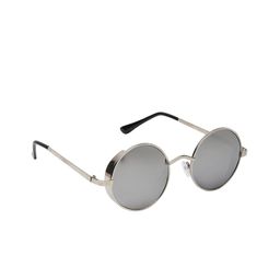 CRIBA Full Rim Round Sunglasses with UV Protected Lens VCR_RND_CUP NIK-SILVR-5