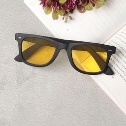 The Roadster Lifestyle Co. Unisex Yellow UV Protected Wayfarer Sunglass-53