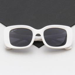 Ted Smith Women Square Sunglasses with UV Protected Lens TSS-BRITNEY_WHT-20