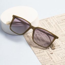 Ted Smith Unisex Square Sunglasses with Polarised and UV Protected Lens SUN-GRAHAM_C4-10