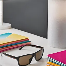 SUNNIES Unisex Rectangle Sunglasses with UV Protected Lens-image-40