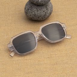 Ted Smith Unisex Square Sunglasses with Polarised and UV Protected Lens SUN-ELITE_C6-6