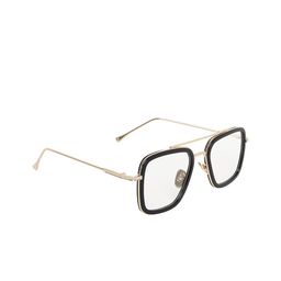 CRIBA Unisex Clear Lens & Gold-Toned Square Sunglasses with UV Protected Lens-14