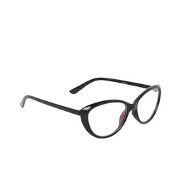 CRIBA Women Clear Lens & Black Cateye Sunglasses with UV Protected Lens-image-8