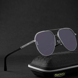 OKNO Unisex Aviator Sunglasses with Polarised and UV Protected Lens-12
