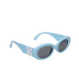 The Roadster Lifestyle Co. Women Turquoise Blue Oval Sunglasses with UV Protected Lens-image-61