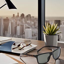 SUNNIES Unisex Rectangle Sunglasses with UV Protected Lens-45