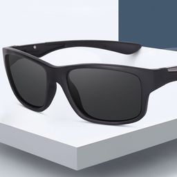 SCAGLIA Unisex Sports Sunglasses with UV Protected Lens SCG_FTRA-BLK-BLK-28