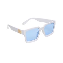 CRIBA Square Sunglasses With UV Protected Lens VCR_JM_W-BLU-6
