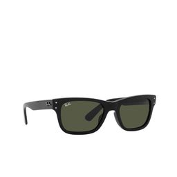 Ray-Ban Men Green Lens & Black Rectangle Sunglasses with UV Protected Lens-1