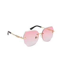 AISLIN Women Butterfly Sunglasses with UV Protected Lens ES_12994-87-AS-6095-PNK-GLD-BT-4