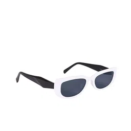 NuVew Unisex Rectangle Sunglasses with UV Protected Lens ES_16518-31-NW-9270-BLK-mWHBK-RT-image-77