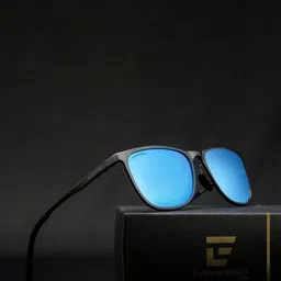 Eyewearlabs Rectangle Lens with Polarised and UV Protected Sunglasses SC1EL1065-11