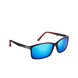 AISLIN Unisex Wayfarer Sunglasses & UV Protected Lens ES_14196-53-AS-9018-fSBL-BKGNR-WFRT-image-84