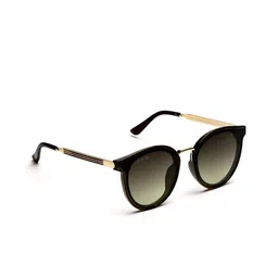 Duke Unisex Brown Lens & Brown Oversized Sunglasses with UV Protected Lens - DUKE-008-C2-16