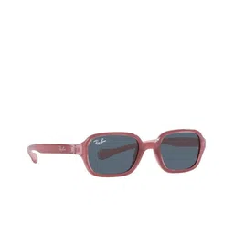 Ray-Ban Junior  Grey Lens & Fuchsia Rectangle Sunglasses with UV Protected Lens-image-27