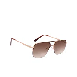 AISLIN Unisex Wayfarer Sunglass With UV Protected Lens ES_13442-93-AS-80696-BRW-GLBR-WF-8