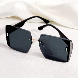 JOKER & WITCH Women Rimless Oversized Sunglasses JWSG64-28