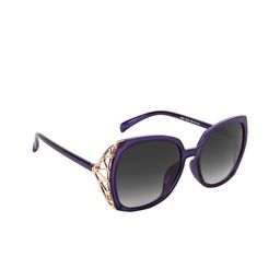 AISLIN Women Purple & Grey UV Protected Over Sized Sunglasses-image-99