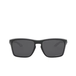 OAKLEY Men Rectangle Sunglass with Polarised & UV Protected Lens image 2