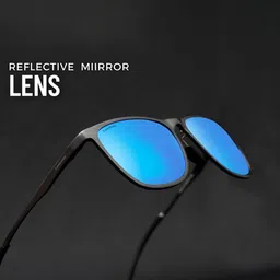 Eyewearlabs Rectangle Lens with Polarised and UV Protected Sunglasses SC1EL1065 image 2
