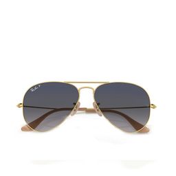 Ray-Ban Unisex Aviator Sunglasses with Polarised and UV Protected Lens image 3