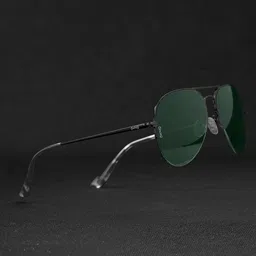 OKNO Unisex Aviator Sunglasses with Polarised and UV Protected Lens image 2