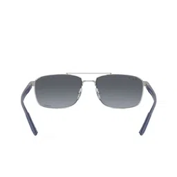 Ray-Ban Unisex Rectangle Sunglasses with Polarised and UV Protected Lens 8056262033876 image 2